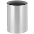 Kulatý koš na papír 30 l stříbrný