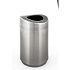 Velkokapacitní odpadkový koš z matné nerezové oceli STDD