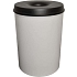 Ohnivzdorný odpadkový koš 30 l šedý/černý