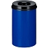 Ohnivzdorný odpadkový koš 20 l modrý/černý