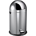 Odpadkový koš Kickcan 40 l z matné nerezové oceli