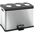 Rejoice Step Bin 3 x 12 l z matné nerezové oceli