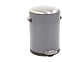 Odpadkový koš s nožním pedálem Belle Deluxe 3 l šedý – EKO
