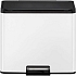 Odpadkový koš s nožním pedálem Essential Recycler Step Bin 15 + 15 l bílý