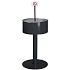 Popelník na stojanu černý V: 67 cm Barva: černá