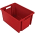 Stohovatelný plastový box, červený, 18 l