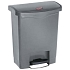 Plastový odpadkový koš Slim Jim Step On Front Step 30 l šedý