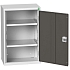 Dílenská skříňka policová Bott Verso, 80 x 52,5 x 35 cm, 2 police, šedá-antracit