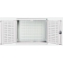 Závěsná skříňka Bott Cubio, zadní panel typu louvre, 70 x 80 x 32,5 cm, šedá-šedá