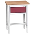 Dílenský stůl Bott Verso, 78-93 x 70 x 60 cm, 1 zásuvka, multiplex, šedá-červená