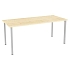 Kancelářský stůl Abonent, 180 x 80 x 75 cm, rovné provedení, dezén javor