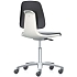 Pracovní židle Bimos Labsit  9123, opěrka s funkcí Flex 3D, polyuretan, hliníkový kříž, bílá/antracit