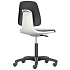 Pracovní židle Bimos Labsit  9123, opěrka s funkcí Flex 3D, koženka, plastový kříž, bílá/antracit