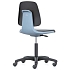 Pracovní židle Bimos Labsit  9123, opěrka s funkcí Flex 3D, látka, plastový kříž, modrá/antracit