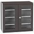 Dílenská skříň s průhlednými dveřmi Bott Cubio, 120 x 130 x 65 cm, 3 police, šedá-antracit