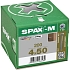 Univerzální šrouby se zapuštěnou hlavou Spax pro MDF desky o 4 mm, 50 mm