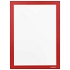 Informační rámečky Magnetoplan Magnetofix A4, magnetické, samolepicí, červené