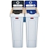 Recyklační stanice Slim Jim 174L, černomodrá_FR