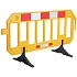 Plastová mobilní zábrana Dancop, žlutá