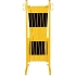 Kovová mobilní zábrana Dancop, skládací, černá/žlutá, délka 400 cm
