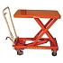 Mobilní hydraulický zvedací stůl Bishamon, do 300 kg, deska 81,5 x 50 cm