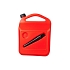Kanystr na pohonné hmoty, červený, 10 l