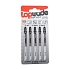 TOPTRADE list pilový, pro přímočarou pilu, T101B 100 mm, dřevo, balení 5 ks