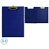 Psací podložka s klipem LUMA, uzavíratelná, A4, modrá