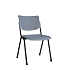 Plastová jídelní židle MIA Black, šedá