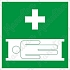 Zdravotnická nosítka, samolepka 150 x 150 x 0,4 mm, fotoluminiscenční