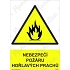 Nebezpečí požáru hořlavých prachů, plast 210 x 297 x 0,5 mm A4