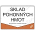 Sklad pohonných hmot, plast 297 x 210 x 0,5 mm A4