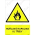 Hořlavá kapalina III. třídy, plast 210 x 297 x 2 mm A4
