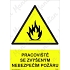 Pracoviště se zvýšeným nebezpečím požáru, plast 148 x 210 x 0,5 mm A5
