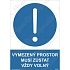 Vymezený prostor musí zůstat vždy volný, plast 210 x 297 x 0,5 mm A4