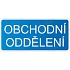 Obchodní oddělení, samolepka 190 x 90 x 0,1 mm