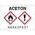 Aceton, samolepka 74 x 52 x 0,1 mm