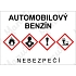 Automobilový benzín, samolepka 105 x 74 x 0,1 mm