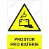 Prostor pro baterie, samolepka 297 x 420 x 0,1 mm A3