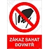 Zákaz sahat dovnitř, samolepka 210 x 297 x 0,1 mm A4