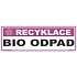 Recyklace bio odpad, samolepka 290 x 100 x 0,1 mm