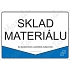 Sklad materiálu, plast 297 x 210 x 0,5 mm A4