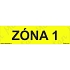 Zóna 1, plast 210 x 55 x 0,5 mm