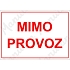 Mimo provoz, plast 210 x 148 x 2 mm A5