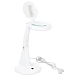 LED laboratorní lampa Manutan Expert Potos s kruhovou lupou, 6 W