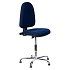 Antistatická ESD pracovní židle Waylon K2 s kluzáky, modrá