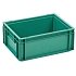 Plastová Euro přepravka Manutan Expert, zelená, 170 x 300 x 400 mm, 15 l