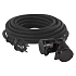 Venkovní prodlužovací kabel, 10 m, 2 zásuvky, guma, 1,5 mm2