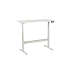 Výškově nastavitelný kancelářský stůl Manutan Expert, 140 x 80 x 62,5 - 127,5 cm, rovné provedení, ABS 2 mm, bílá
