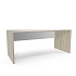 Kancelářský stůl Viva, 180 x 80 x 75 cm, rovné provedení, dub oyster/bílá
